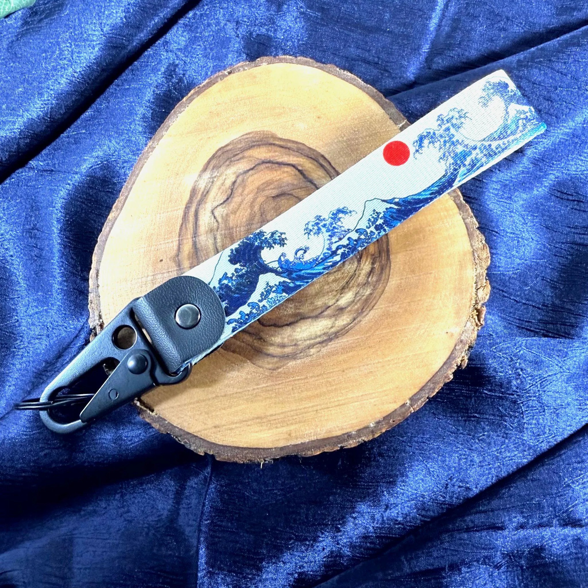 Wave Key Strap – Ocean Spirit Woven Fabric, Tactical Hardware