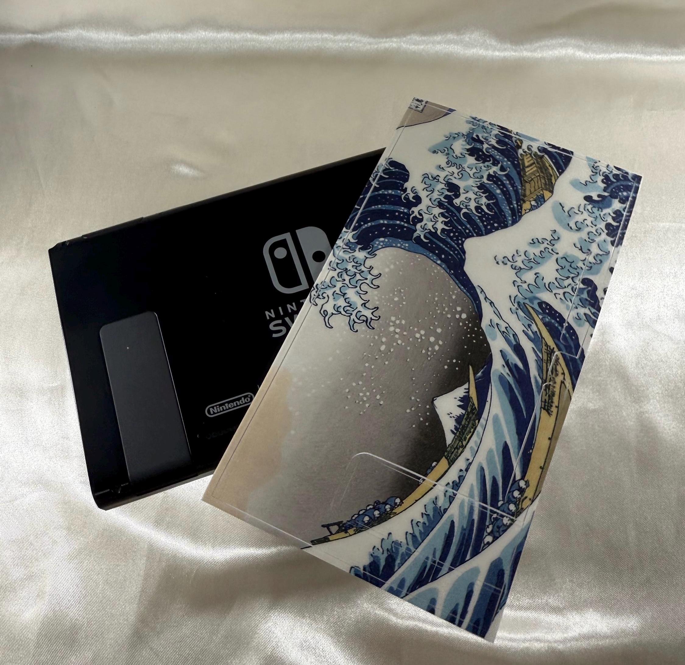 Wave Switch Console Skin, Hokusai Japanese Art Vinyl Decal - Image 2
