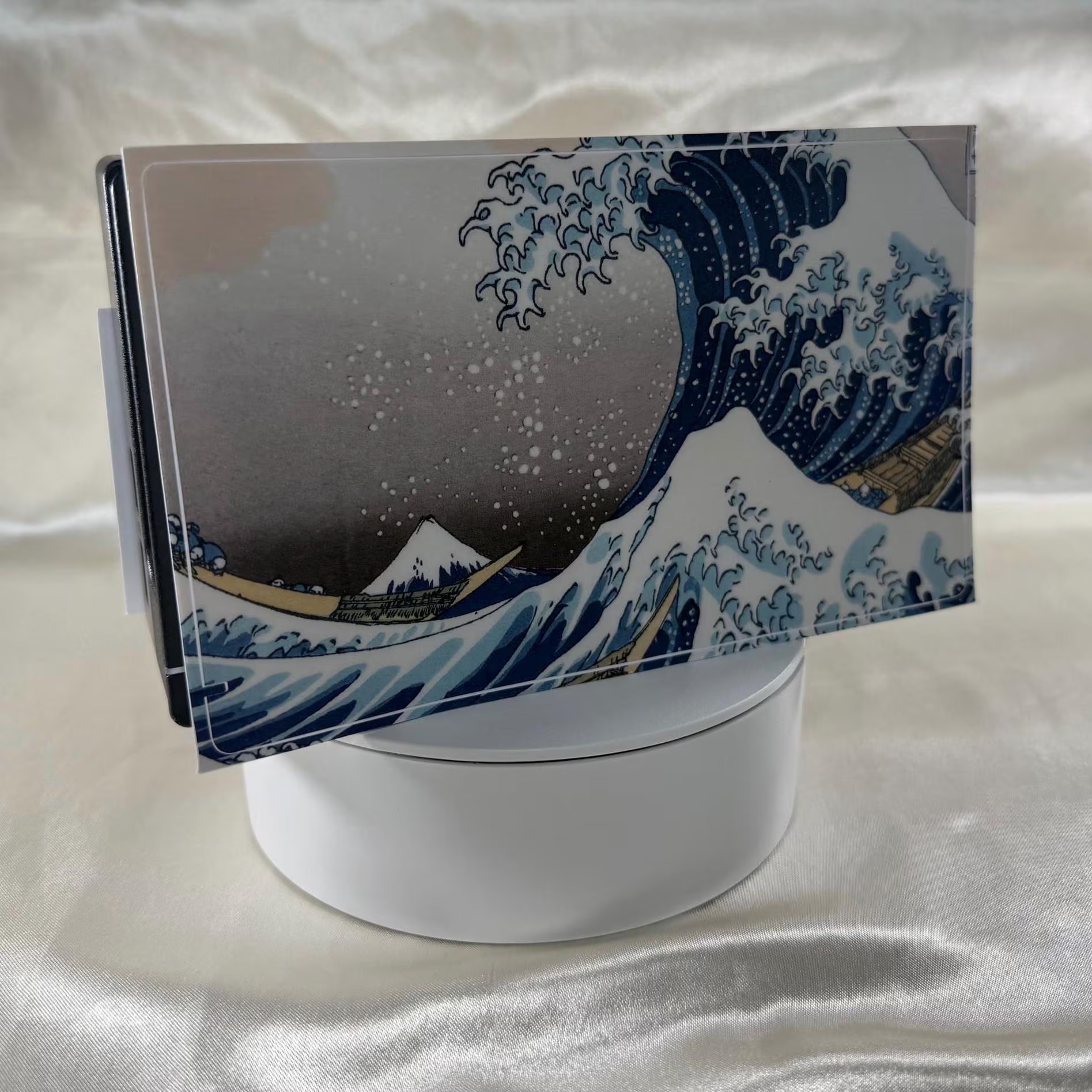 Wave Switch Console Skin, Hokusai Japanese Art Vinyl Decal - Image 5