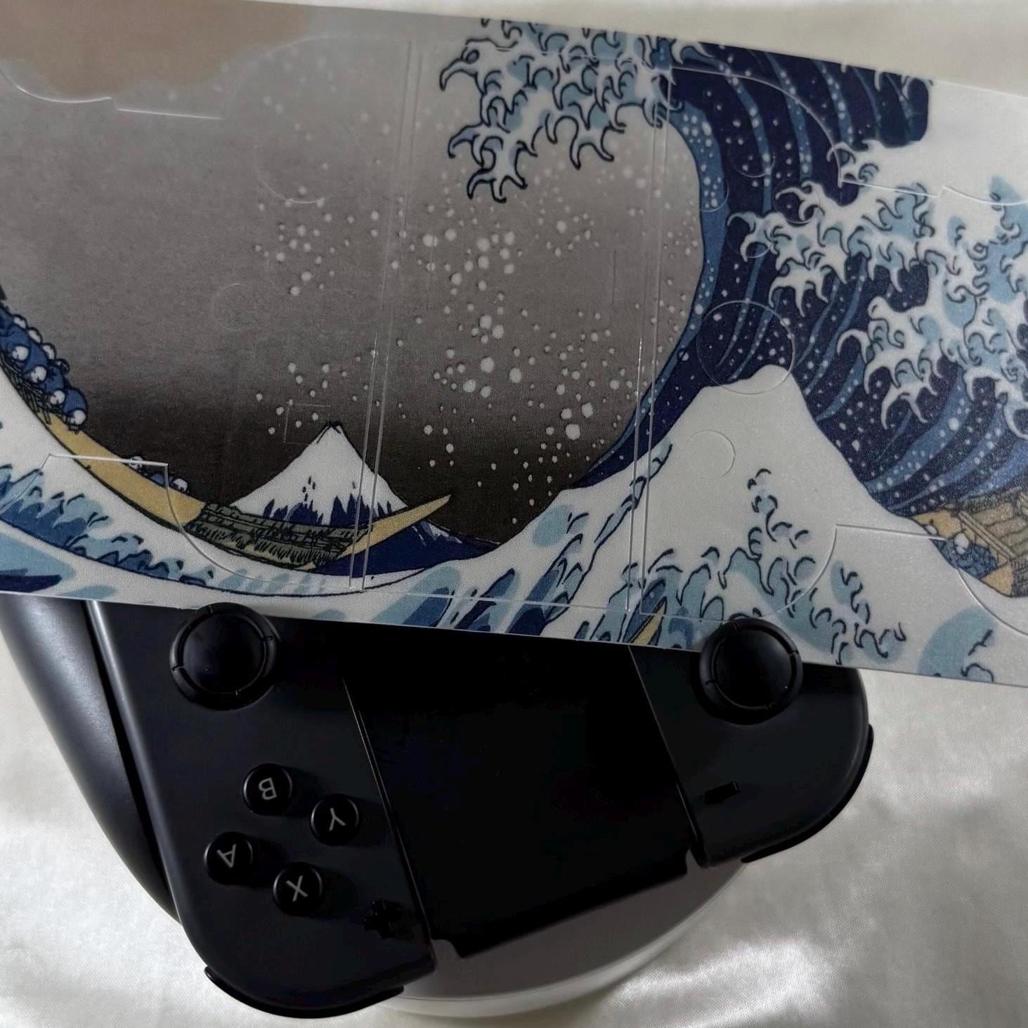 Wave Switch Console Skin, Hokusai Japanese Art Vinyl Decal - Image 6